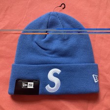 Supreme FW24 New Era S Logo Acrylic Cuffed Beanie Blue One Size New IN HAND picture