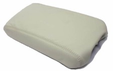 Fits 02-10 Lexus SC 430 Ecru Real Leather Center Console Lid Armrest Cover picture