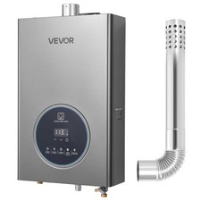 VEVOR Gas Tankless Water Heater 4.3Gal 100000 BTU Smart Temp Control LED picture