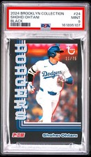 2024 Topps Brooklyn Collection Shohei Ohtani #24 Black /75 Psa 9 Serial Low Pop picture