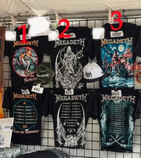 Megadeth 2026 Tour T-shirt reprint picture