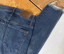 Madewell 10” High-Rise Skinny Jeans Womens 25 Raw Hem Brockton Super Stretch picture