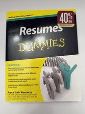 Resumes For Dummies (For Dummies) by Joyce Lain Kennedy Paperback, Wiley picture