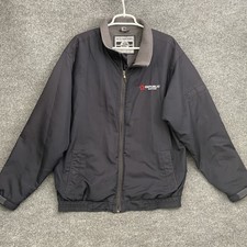 Destinations by Vantage Global Bomber Style Work Jacket Sz L Republic Services picture