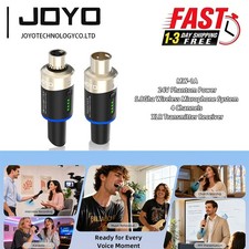 JOYO 5.8Ghz XLR Transmitter Receiver Wireless Microphone System 4 Channels MW-1A picture