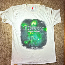 Hanes Firefly Music Festival 2017 Double-Sided Graphic Print T-Shirt M picture