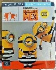 Despicable Me 3 (2017) Blu-ray Region A - 3D & 2D, Limited STEELBOOK, Minions picture