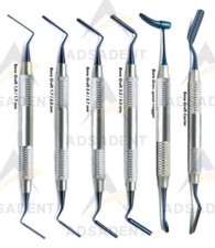 Advanced Bone Graft Packer Set Of 6 Bone Grafting Plugger Carrier Periotome Kit picture