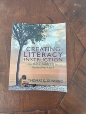 Creating Literacy Instruction for All Children in Grades Pre-k To 4 By Gunning  picture