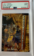 Topps 1997 Finest Kobe Bryant Showstoppers W/Coating PSA 9 RC Read Description picture