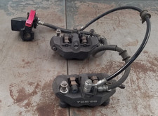 2012 08 - 18 Suzuki Hayabusa Front Brake Calipers / Master Cylinder #0863 S2 picture