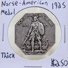 1925 Norse-American Centennial Medal Thick picture
