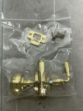 Deltana SDL980U3 Passage Tubular Screen Door Handleset Solid Brass US3 Finish picture