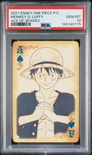 2021 ENSKY ONE PIECE PLAYING CARDS ACE OF SPADES MONKEY D. LUFFY  picture