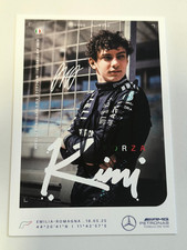 Andrea Kimi Antonelli SIGNED 2025 F1 Mercedes AMG Petronas Limited Card Imola GP picture