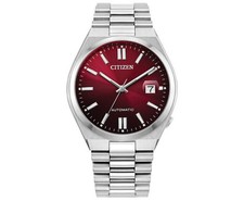 Citizen Men's Tsuyosa Automatic Burgundy Dial Watch - NJ0150-56W NEW picture