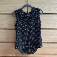 Banana-republic Women's Black and Navy Blouse picture