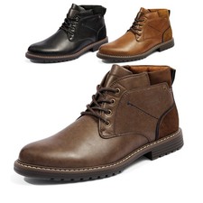 Bruno Marc Men's Chukka Work Boots Dress Boots Durable Formal Shoes picture