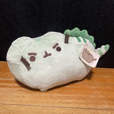 GUND Pusheen Pusheenosaurus 12“ Plush Mint Green Dinosaur Cat 2016 picture