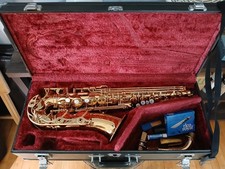 YAMAHA YAS-62 Alto Saxophone Gold, hardly used SN 073855 picture