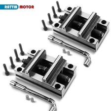 US SHIP】2SET ZF-70-100 CNC Parts 5Axis Self-Centering Vise for 3/4/5 Axis CNC picture