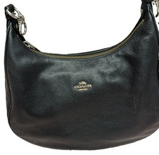 Coach Harley Hobo Black Pebble Large Leather Bag NO STRAPS picture
