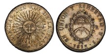 ARGENTINA. 1813-PTS J AR 8 Reales. PCGS AU50. Potosi, Bolivia. KM 5 picture