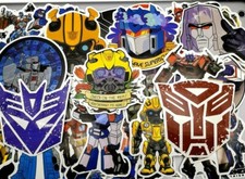 Transformers Themed Set of 50 Assorted Stickers Decal Set picture