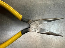 Vintage Utica 1033-6 needle nose pliers, Vintage drop forged Made in USA picture