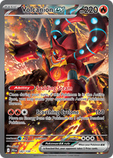 Volcanion ex 182/159 Special Illustration Rare Journey Together Pokemon Holo NM picture