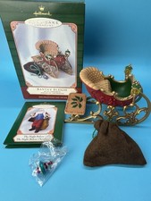 NEW Hallmark Keepsake 2001 Santa's Sleigh Christmas Ornament With Toys picture