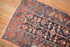 Antique Perfectly Worn Heriz Rug 2'11''x5'3'' picture