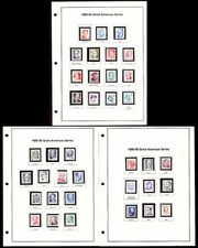 US 1986-1994 # 2168-2197 Complete Set MNH Great American Stamps in Mounts CV$35 picture