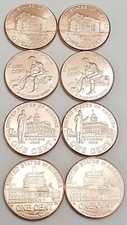 2009 P & D Lincoln Cent / Penny Set  (ALL 8 COINS)  **BU**  *FREE SHIPPING* picture