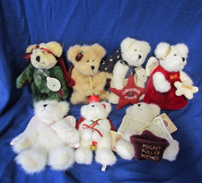 Lot of 7 Vintage Boyds Bears Plush  Angel Christmas Ornaments  MWT Dawn/Astoria+ picture