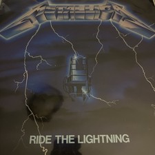Metallica Ride The Lightning - 1984 Megaforce Press - MRI 769 picture