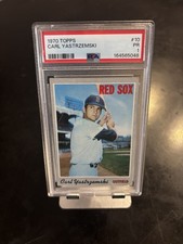  1970 Topps Carl Yastrzemski #10 Boston Red Sox PSA 1 Card HOF Vintage. picture