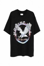 Rhude Black Notting Hill Eagle T-Shirt RRP £275 picture