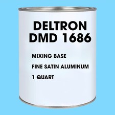 PPG DELTRON DMD 1686 Fine Satin Aluminum  1 QUART picture