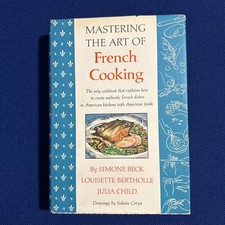 Vintage Mastering the Art of French Cooking Published Oct 1961 Julia Child Knopf picture