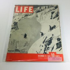 VTG Life Magazines: December 31 1945 - Mountain Climbing/Astaire's Last Dance picture