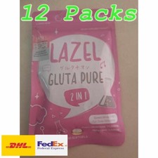 12x Lazel Gluta Pure Whiten Skin Naturally Clear Skin Reduces Acne Dark Spots picture