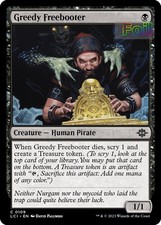 MTG LCI *FOIL* C Greedy Freebooter #109 NM picture