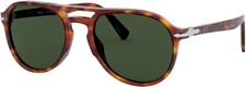 PERSOL PO3235S 24 31 Havana Pilot Unisex 55 mm Sunglasses picture