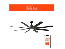Home Decorators Collection Kensgrove II 72 in. Smart Matte Black Ceiling Fan picture