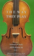 The Way They Play by Sada & Samuel Applebaum Book 1 (Hardcover) 1972 --VERY GOOD picture