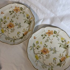 Set Of 2 VTG MIKASA Heritage OLDE TAPESTRY  Serving Plate Platter Japan 11” picture