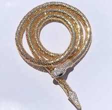 New Fashion Gold Tone Snake Shape Necklace picture