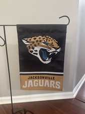 Jacksonville Jaguars Garden Flag Double Sided Jags  Premium Yard Flag 12” X 18” picture