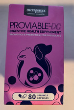 Nutramax Proviable DC DIGESTIVE HEALTH 80 Sprinkle Capsules for Dogs and Cats picture